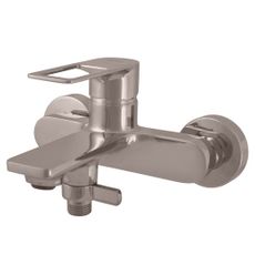 Vaňová batéria RAV SLEZÁK Nil bez sprchového setu 150 mm metal grey NL254.5MGL