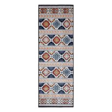 Flair Rugs koberce Behúň Plaza Aster Navy – na von aj na doma - 80x230 cm