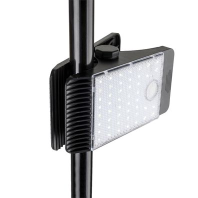 LED solárne svietidlo so senzorom CLIPS LED/4W/1200 mAh 3,7V IP44 čierne
