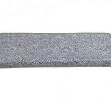 Vopi koberce Nášľapy na schody Astra svetlo šedá obdĺžnik, samolepiaci - 25x80 obdĺžnik (rozmer vrátane ohybu)