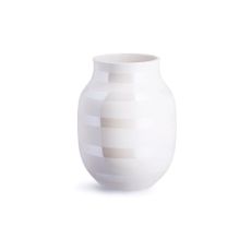 Biela kameninová váza Kähler Design Omaggio, výška 20 cm