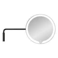 Nástenné/kozmetické zrkadlo s osvetlením/zväčšovacie (5x) ø 20 cm Modo – Blomus