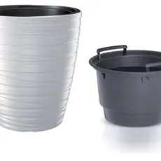 Prosperplast Kvetináč s vložkou MAXE biely, varianta 29,6 cm
