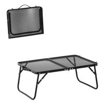 Garden Line Skládací kempingový turistický stůl Komo 60 cm černý