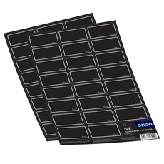 Orion Súprava samolepiek na koreničky BLACK 2 x 23 ks