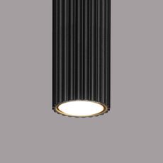 Sollux SL.1571 - Bodové svietidlo KARBON 1xGU10/10W/230V 40 cm čierna