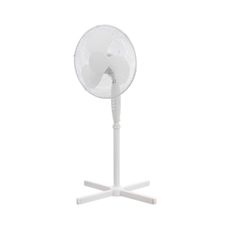 Stojanový ventilátor 40 cm, 3 rýchlosti, biely 50W