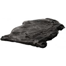 Obsession , Kusový koberec Samba 495 Anthracite (tvar kožušiny), 55x85 tvar kožušiny, šedá, obývacia izba