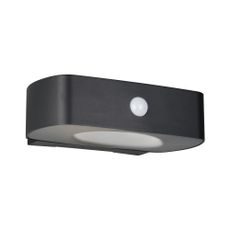 LED nástenné solárne vonkajšie svietidlo (výška 6 cm) Bilbao – Trio