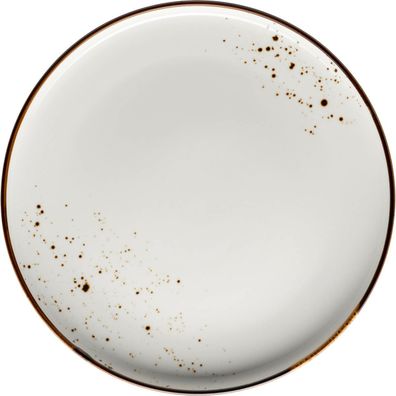 Mäser Plytká tanier Pintar White hnedé bodky 27 cm