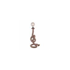 Leuchten Direkt 15480-18 - Stolná lampa ROPE 1xE27/60W/230V