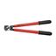 Káblové nožnice 500 mm, VDE 1000 V. KNIPEX 95 17 500 - chrómovanie, VDE izolácia ponorením