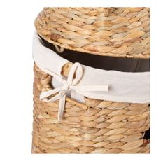 Detský kôš na hračky z vodného hyacintu v prírodnej farbe ø 30x56 cm Bear – Compactor