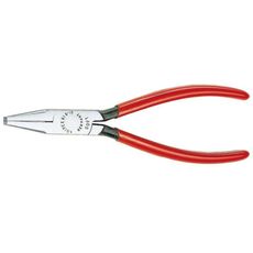 Ploché kliešte na sklo 160 mm KNIPEX 91 61 160 - leštená hlava, plastové puzdrá