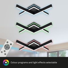 Brilo - LED RGBW Stmievateľný prisadený luster FRAME 2xLED/9W/230V 2700-6500K + DO