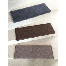 Vopi Nášľapy na schody Astra hnedá obdĺžnik, samolepiaci - 25x80 obdĺžnik (rozmer vrátane ohybu)