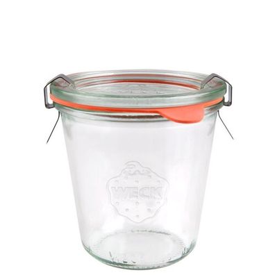 Weck 6-dielna sada zaváracích pohárov Sturz 290 ml s příslušenstvím, pr. 80 mm