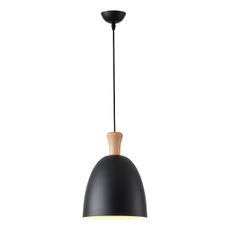 Luster na lanku 1xE27/15W/230V čierna pr. 23 cm