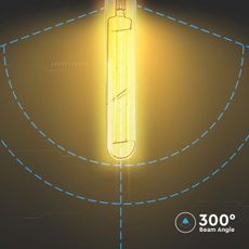 LED Žiarovka FILAMENT T30 E27/6W/230V 2200K