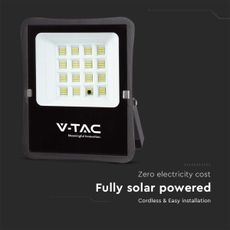 LED vonkajší solárny reflektor LED/16W/3,2V 4000K IP65