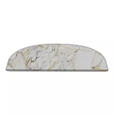 Biele nášľapy na schody v súprave 16 ks 20x65 cm Marble Art – Vitaus