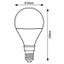 Rabalux 79013 - LED Žiarovka FILAMENT G45 E14/2W/230V 3000K