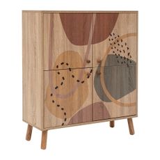 Skrinka v dekore duba v prírodnej farbe 95x111 cm Multilux – Kalune Design