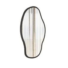 Kalune Design Dekorativní nástěnné zrcadlo Couldy 85x45 cm černé