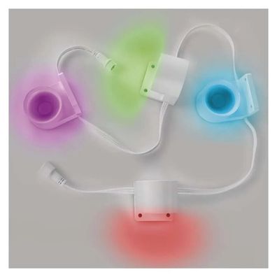 LED RGBIC+CCT Dekoračná reťaz GoSmart 4xLED/7W/230V 85 cm Wi-Fi Tuya