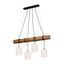 Spot-Light 85941404 - Luster na lanku ULMO 4xE27/25W/230V borovica