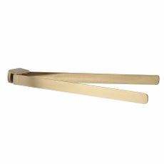 GEDY PI2388 Pirenei dvojitý držiak uterákov otočný 35 cm, zlatá mat