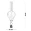 Ideal Lux - Luster na lanku DREAM BIG 1xE27/42W/230V pr. 30 cm