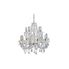 Searchlight 699-12 - Luster na reťazi MARIE 12xE14/10W/230V