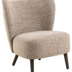 Actona Designové lounge křeslo Elmont mocca