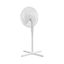 Stojanový ventilátor 40 cm, 3 rýchlosti, biely 50W