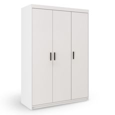 Šatníková skriňa Elenas 3D 133 x 190 x 53 cm - biela