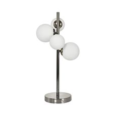 Brilagi - LED Stolná lampa MILLA 4xG9/3W/230V lesklý chróm/biela