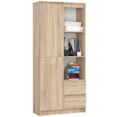 Ak furniture Skriňa Rexa 80 cm dub sonoma
