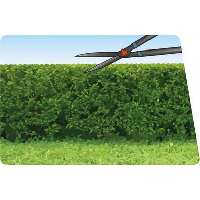 Nožnice na živý plot s vlnitým ostrím, 630mm