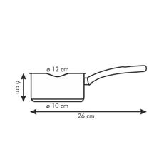 Rajnica PRESTO s lievikom ø 12 cm, 0.5 l