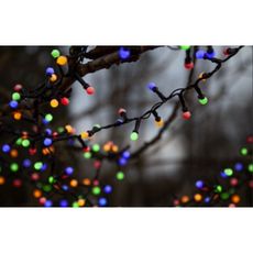 Eglo - LED Vonkajšia vianočná reťaz BERRY MINI 700xLED/8 funkcií 14m multicolor IP44