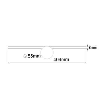 Zuma Line W89949-6W-GD - LED Osvetlenie zrkadla CAMARA LED/6W/230V IP44 zlatá