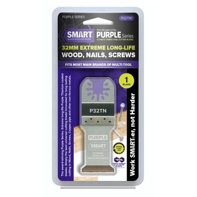 Ponorný pílový list SMART ULTIMATE s titánovou čepeľou na drevo a neželezný kov, 32 mm - 1 kus