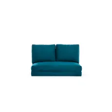 Hanah Home 2-miestna viacúčelová pohovka Taida 120 cm petrolejová