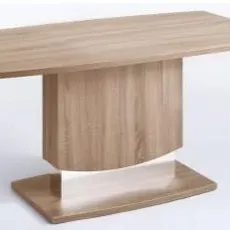 Jedálenský stôl Konkav, dub truflový