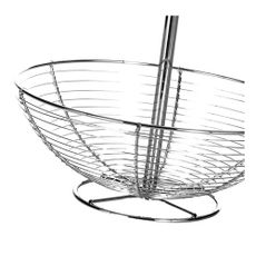 Dvojposchodový stojan z kovu Casa Selección Baker, výška 41 cm