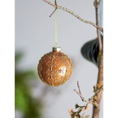 Sklenená vianočná guľa ø 8 cm Ciri – Bloomingville