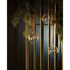 Sklenená ručne fúkaná vianočná ozdoba ø 8 cm Annual Christmas Bauble – Holmegaard