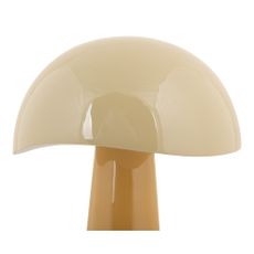 Okrovožltá stolová lampa s kovovým tienidlom (výška 33 cm) Grato – Leitmotiv