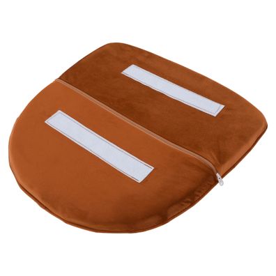 KONDELA Auril jedálenské kreslo terakota (Velvet) / čierna